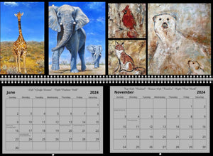 2 Peech Artworks 2024 Calendars