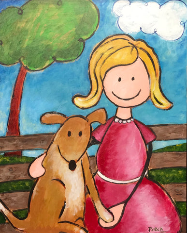 Greeting cards 5 Pack "Puppies in the Park"