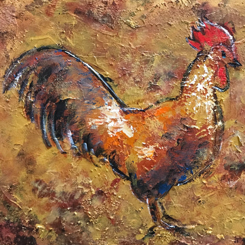 Canvas Print "Prize Rooster"