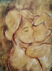 12 Pk Postcard "Mother and Son"