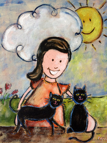 Gallery Canvas "Feline Friends"(SOLD)