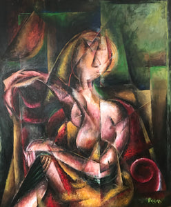 Lady in the Red Armchair