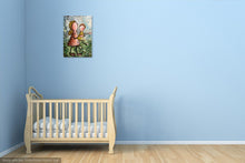 Framed Canvas "Mother and Daughter in the Spring"