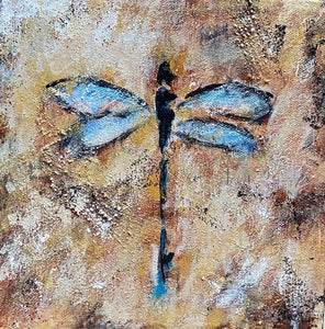 Gallery Canvas "Blue Dragonfly"(SOLD)